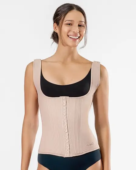 Corset modelador bretel ancho con recorte en busto