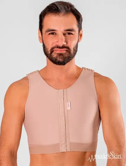 Chaleco corto bretel ancho masculino