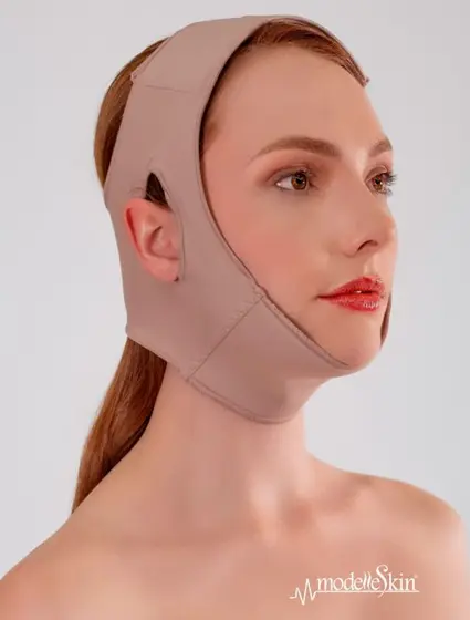 Máscara facial con abertura auricular, 2 regulaciones