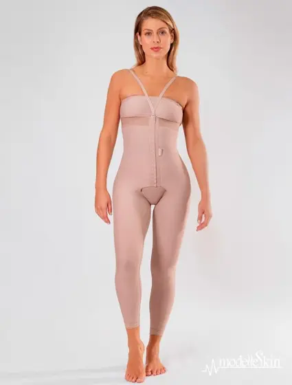 Faja con piernas bajo la rodilla