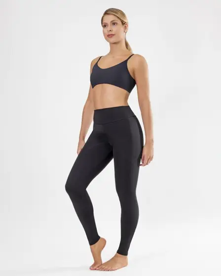 Legging de compresión graduada con refuerzo en muslo y rodilla